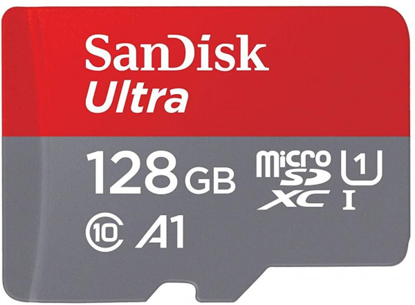 SanDisk Ultra microSD Karte (Class10), 128GB