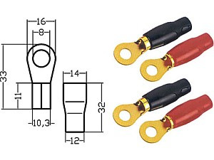 Ringkabelschuh 35mm² Ø 8mm 2 Stk RTA152.173-0